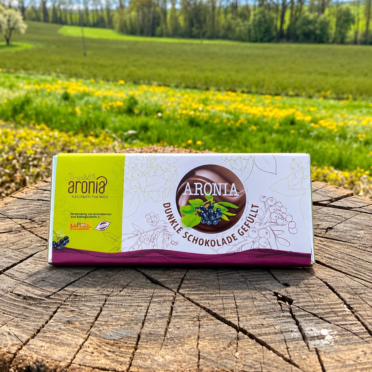 aronia dunkle schokolade gefuellt 70g von Innviertler Aronia