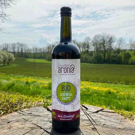 Bio Aroniasaft 0,75 Liter Flasche von innviertler Aronia